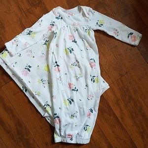 Carter's Baby Gown and Matching Blanket